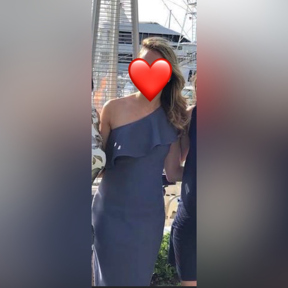 Likely one shoulder cocktail dress